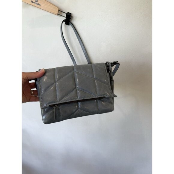 Patricia Nash Crossbody Organizer Bag Quilted Leather EUC Blue Women’s Purse - Picture 3 of 8